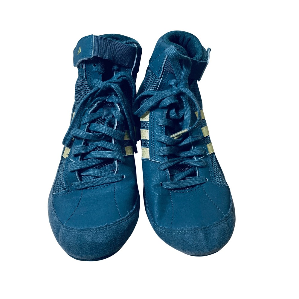 Adidas HVC 2 Wrestling Shoes Black Gold HP6872 Youth 6